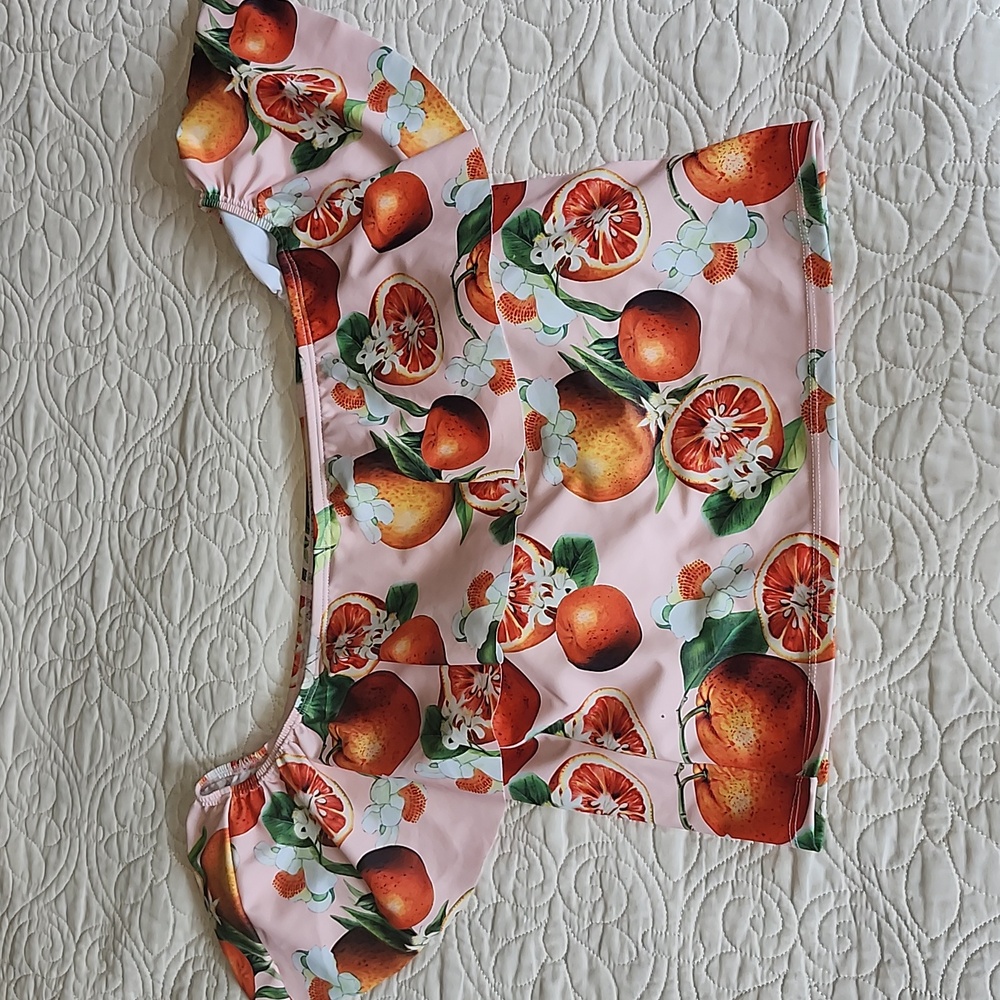 Kortni Jean ruffle swim top